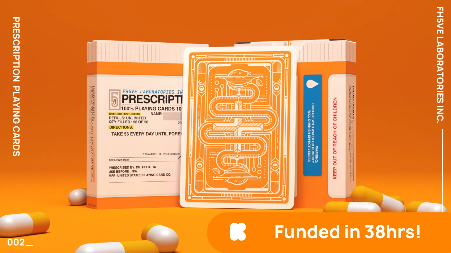 PRESCRIPTION Playing Cards